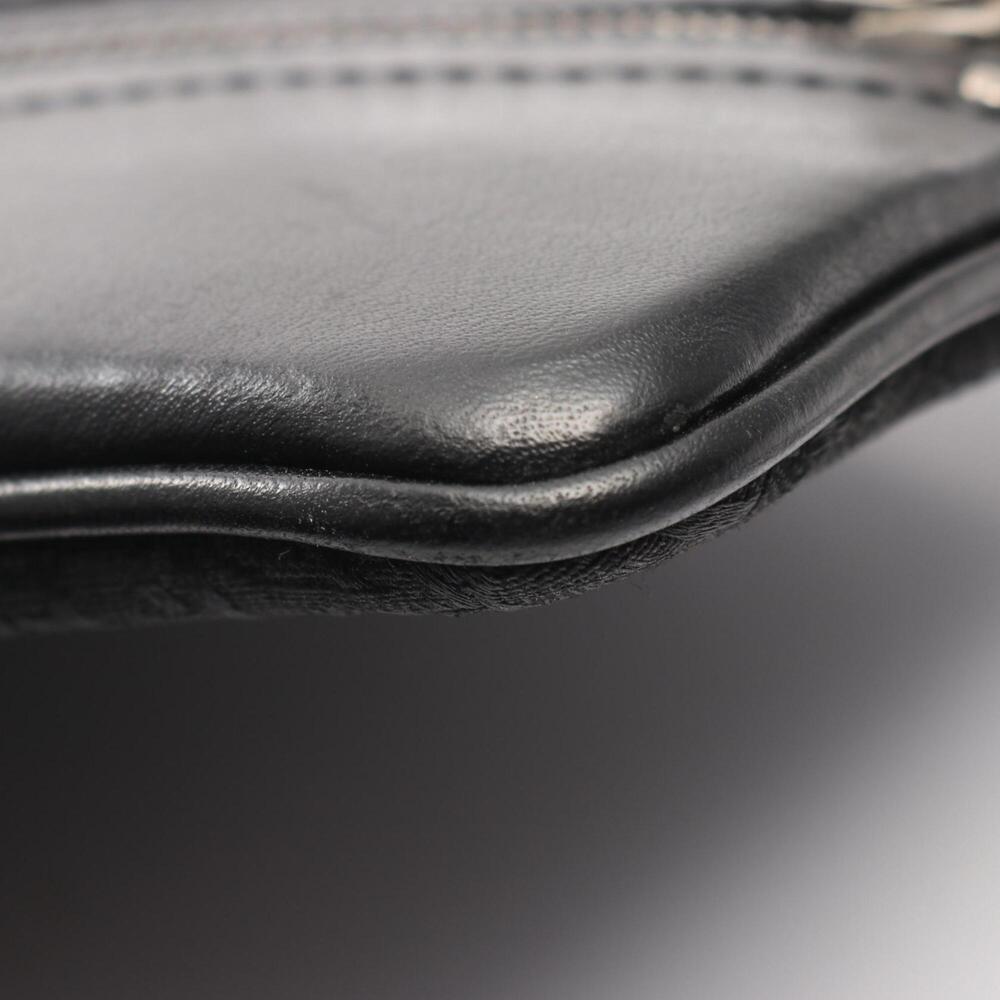 CHRISTIAN DIOR Black Leather Trotter Shoulder Bag - Picture 5 of 10